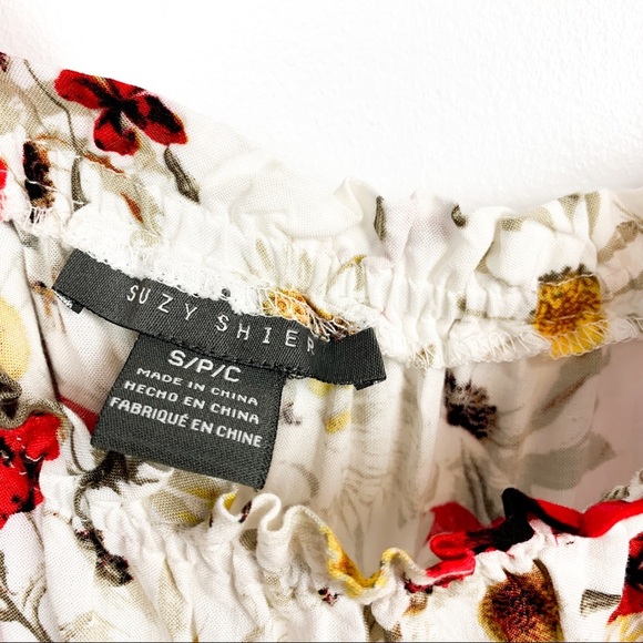 Suzy Shier Floral Spaghetti Strap - Picture 6 of 8